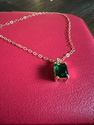 Emerald Deco Pendant Sonya Renee Emerald Deco Pendant Sonya Renee