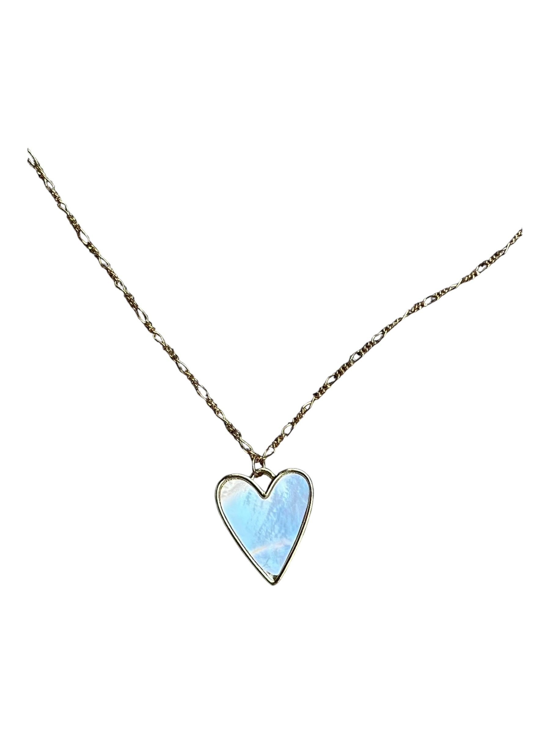 【TATIANA】Mother of pearl Heart Necklace★送料無料★2色 TATIANA】Mother of pearl Heart Necklace☆送料無料☆2色
