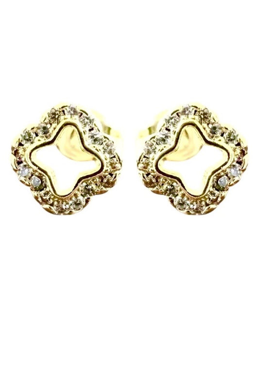 Clover CZ Studs Clover CZ Studs