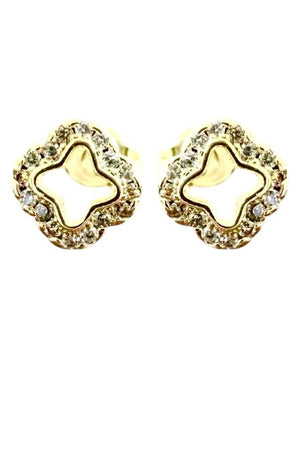 Clover CZ Studs Clover CZ Studs