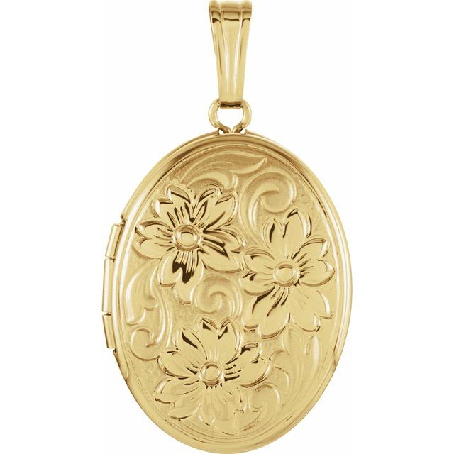 Floral Locket 14kt Sonya Renee