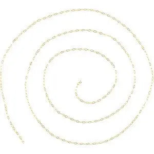 14kt yellow gold Cable Chain - 0.5mm Sonya Renee