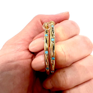 TQ dotted hoops Sonya Renee TQ dotted hoops Sonya Renee