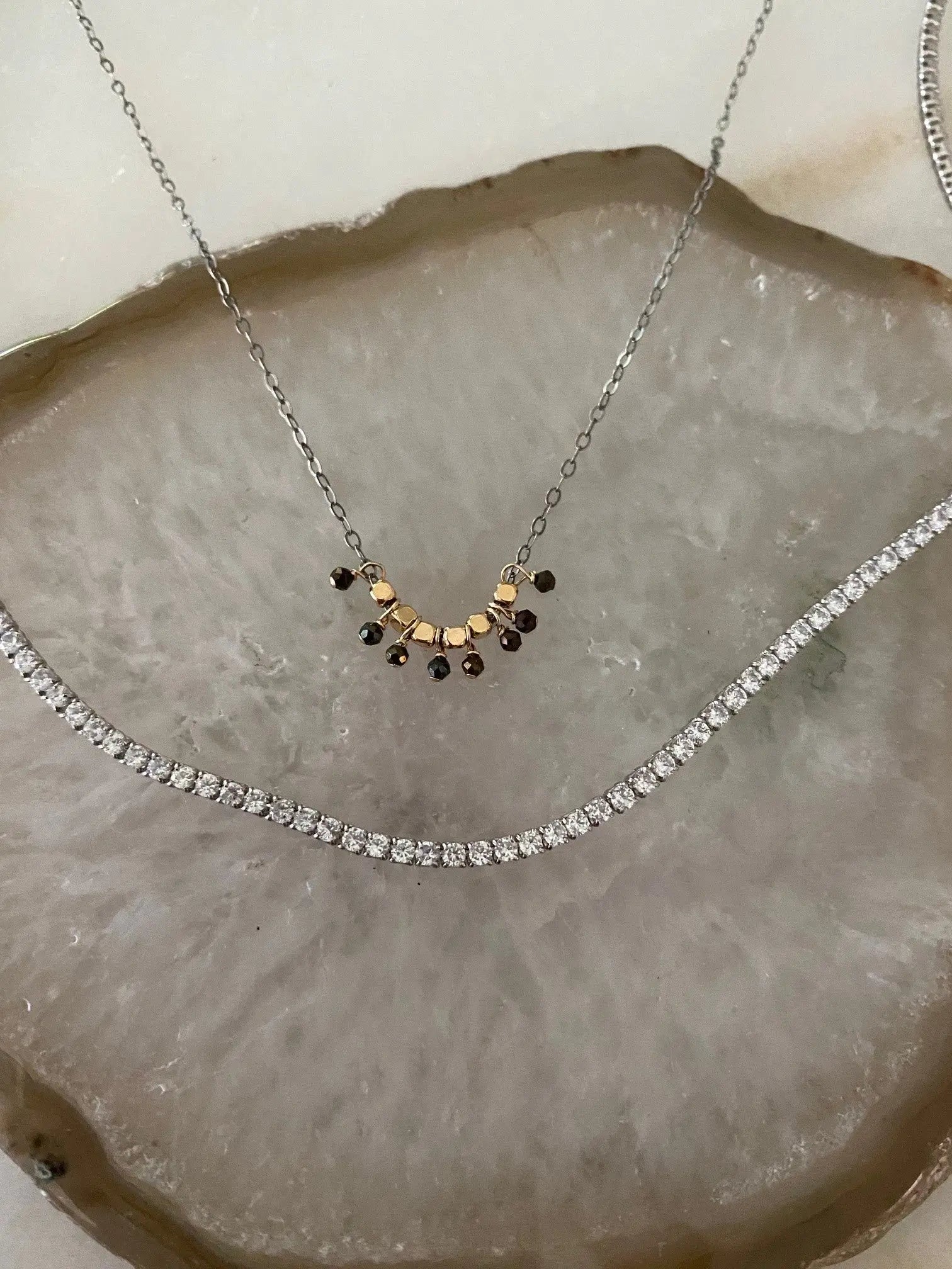 CZ Tennis necklace Sonya Renee