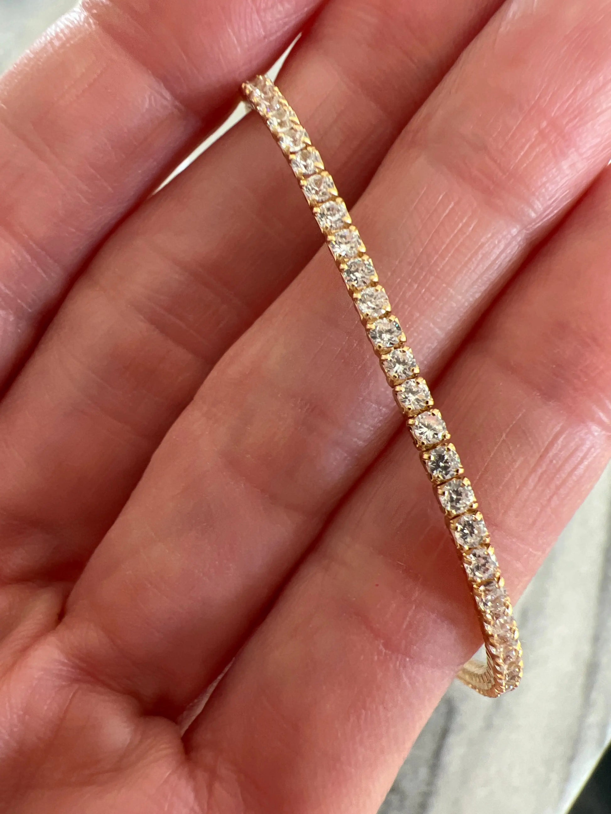 CZ Tennis necklace Sonya Renee