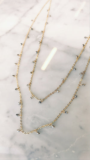 Double Sabrina Necklace Sonya Renee Double Sabrina Necklace Sonya Renee