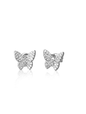 Silver Pave Butterfly Sonya Renee Silver Pave Butterfly Sonya Renee