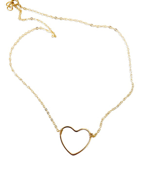 Open Heart Necklace Sonya Renee Open Heart Necklace Sonya Renee