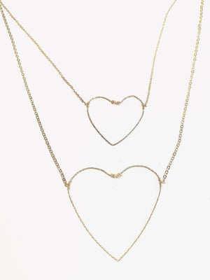 Shannon Heart Necklace Sonya Renee