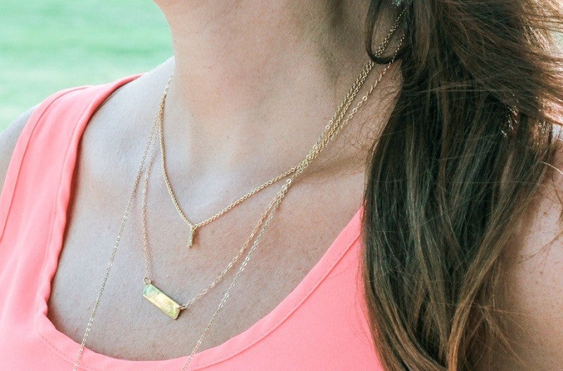 14kt Gold FIlled ID Tag Sonya Renee