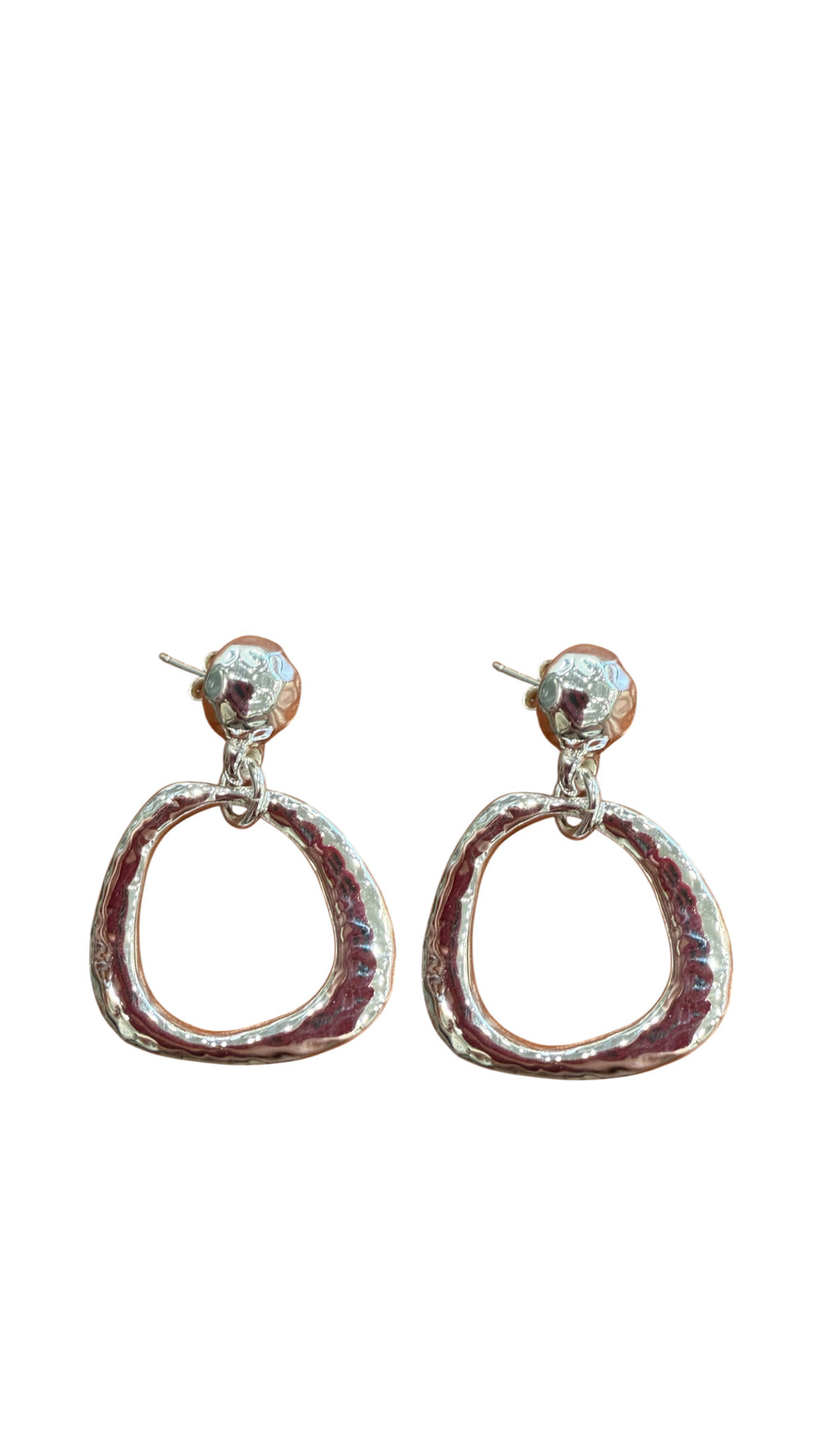 Isla - Silver Chunky Open Posts