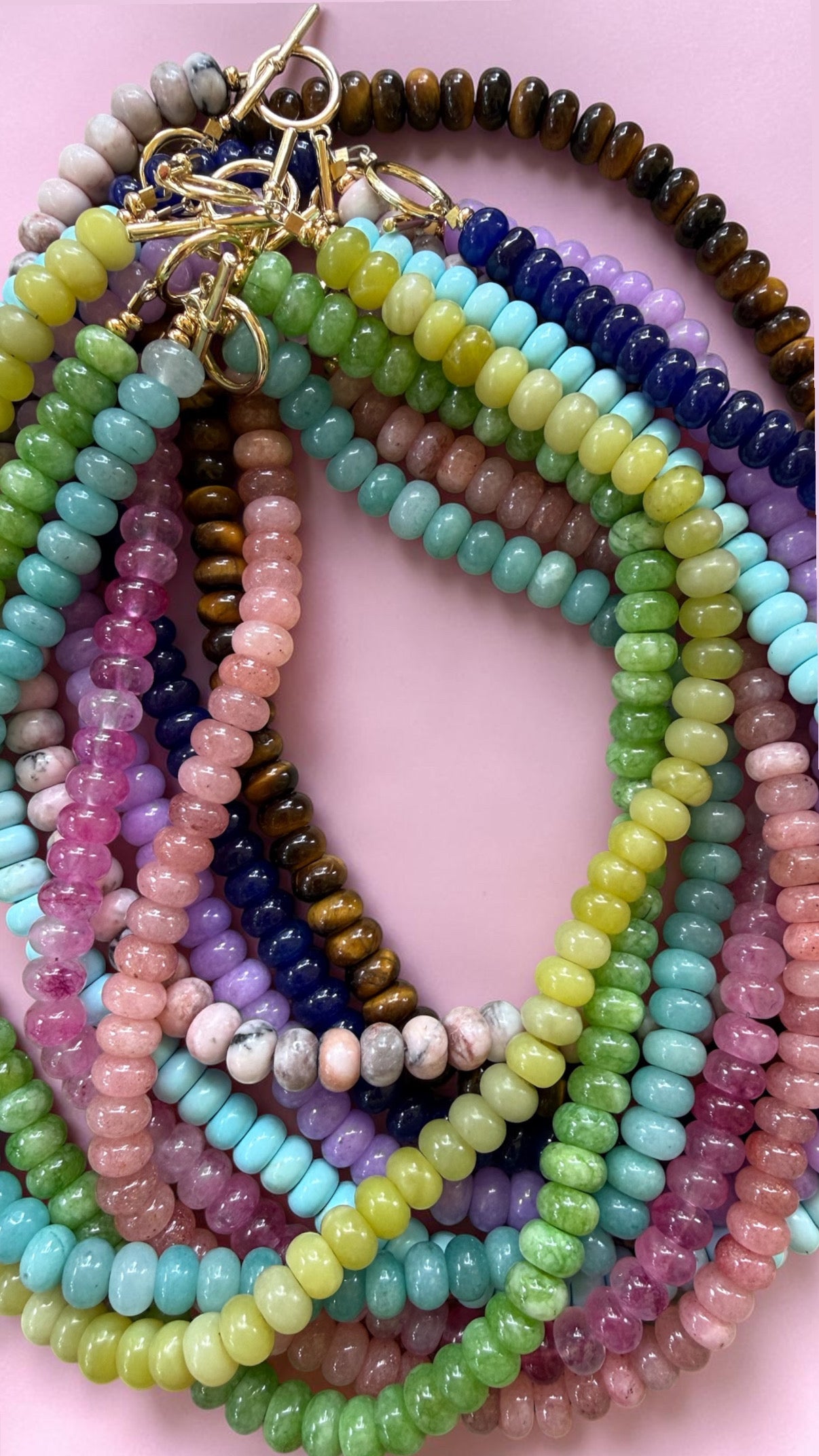 Lilly Candy Necklace – Gemstone Strand Necklace | Sonya Renee