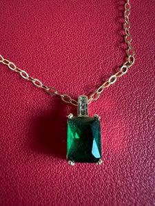 Emerald Deco Pendant Sonya Renee
