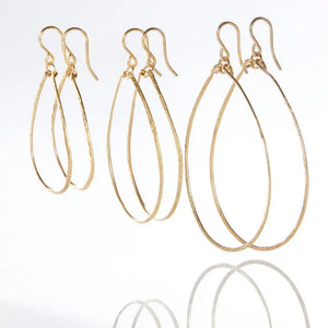 Gold Filled Handforged Teardrop Collection Sonya Renee