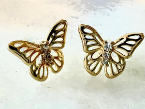 Statement butterfly studs