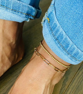 Link Chain Anklet Sonya Renee