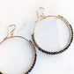 Neutral ombre hoops Sonya Renee