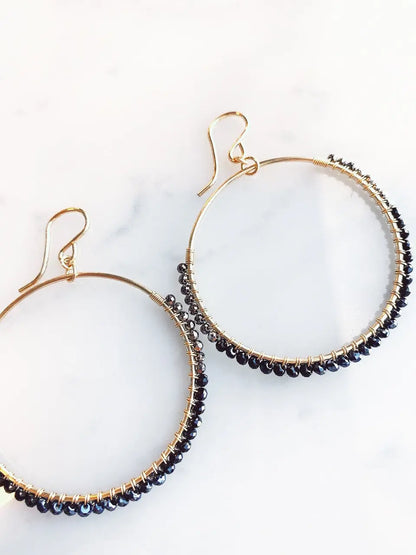 Neutral ombre hoops Sonya Renee