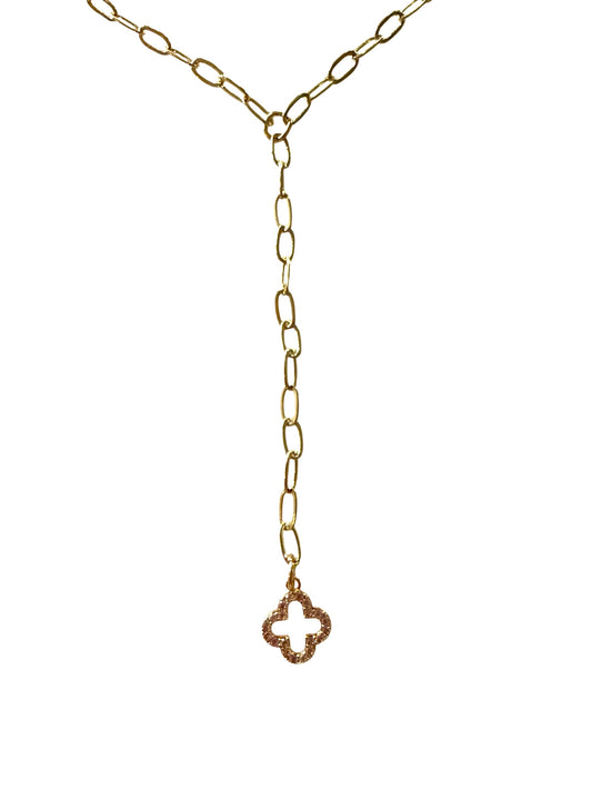 Paperclip Clover Lariat