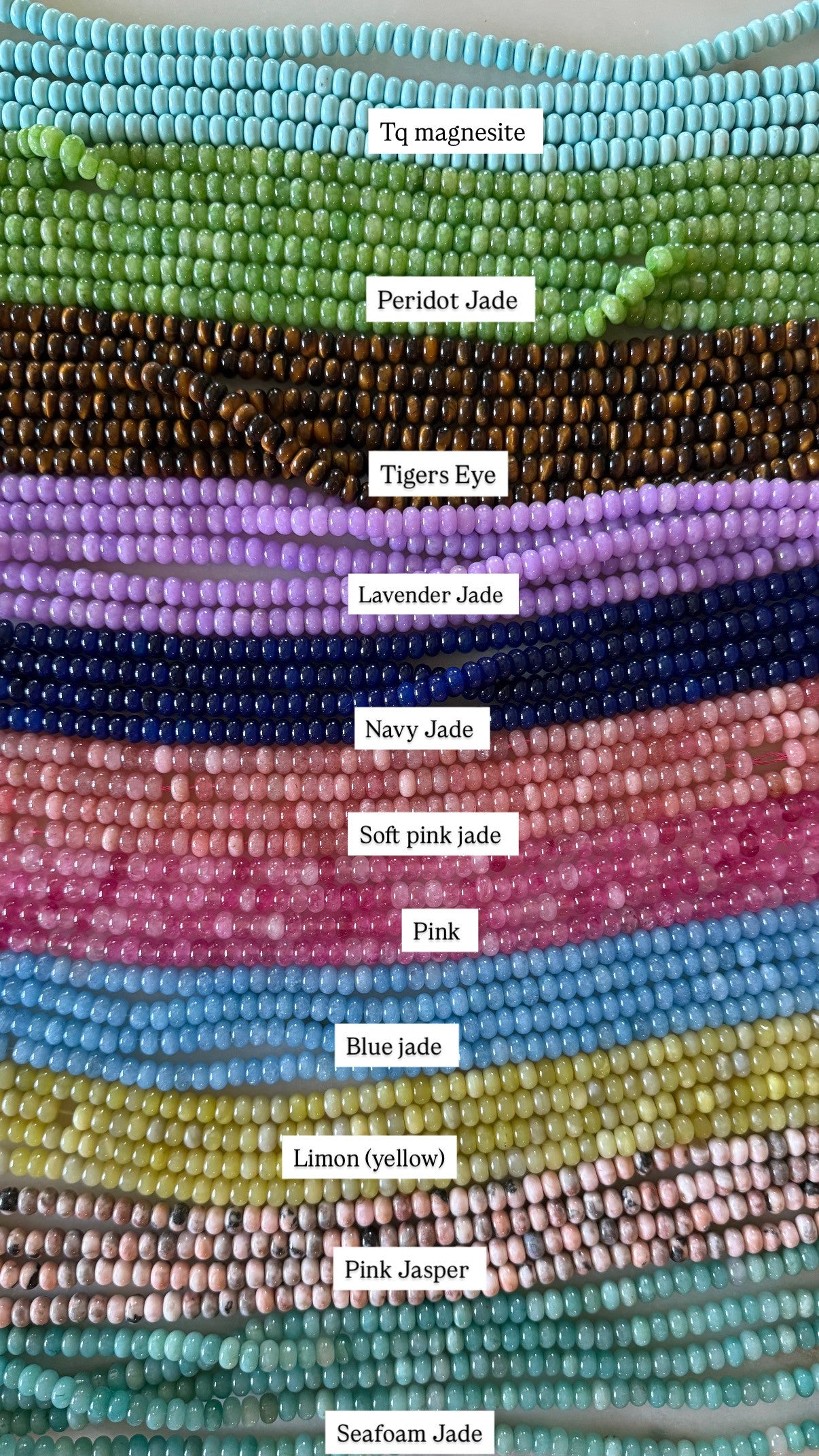 Lilly Candy Necklace – Gemstone Strand Necklace | Sonya Renee
