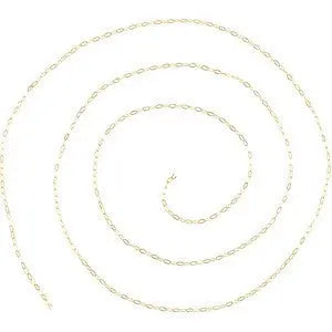 14kt yellow gold Cable Chain - 0.5mm Sonya Renee