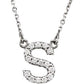 Diamond Initial Sonya Renee