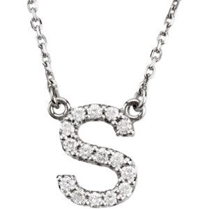 Diamond Initial Sonya Renee