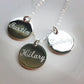 18mm Gold Vermeil Engraved Disc Sonya Renee