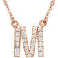 Diamond Initial Sonya Renee