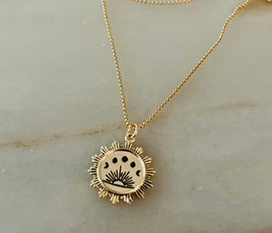 Moon phases charm necklace Sonya Renee