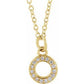 Petite Diamond Initial on chain Sonya Renee