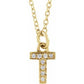 Petite Diamond Initial on chain Sonya Renee