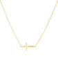 Flat Cross Necklace Sonya Renee