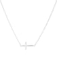 Flat Cross Necklace Sonya Renee