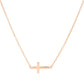 Flat Cross Necklace Sonya Renee