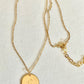 18mm Gold Vermeil Engraved Disc Sonya Renee