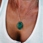 Malachite Oval Pendant Sonya Renee