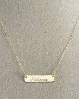 14kt ID Tag Sonya Renee