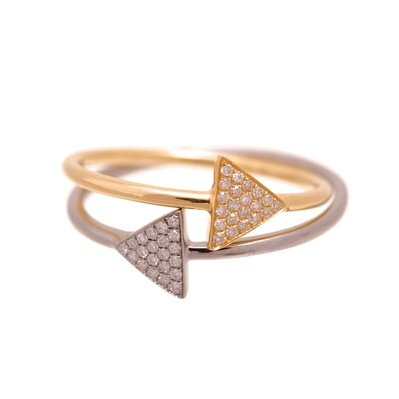 Arrow Ring - 14kt Diamond